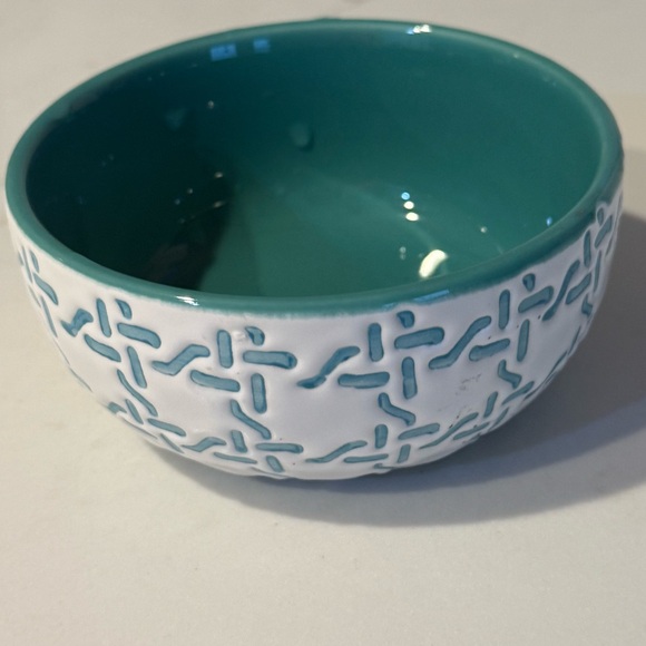 Threshold Other - Threshold Stoneware Ceramic Microwave Safe Ramekin Bowl Decorative Blue White